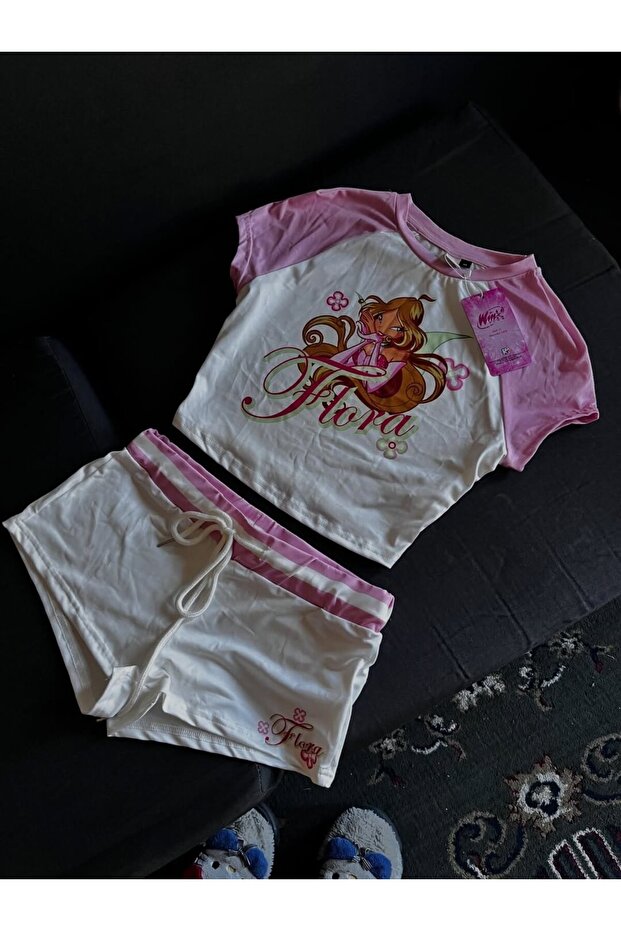 Fairy Vibes Winx Detailed Shorts T-Shirt Set