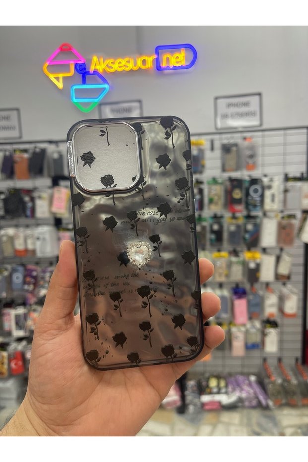 iPhone 14 Pro Max Single Stone Patterned Case