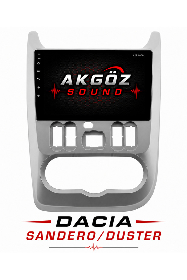 Dacia sandero/duster multimedia frame with 9 inch socket