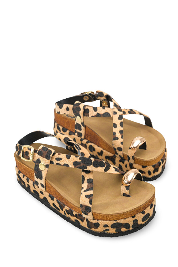 Vela Gala Women's Flip Flop Sandals 0012706 Leopard