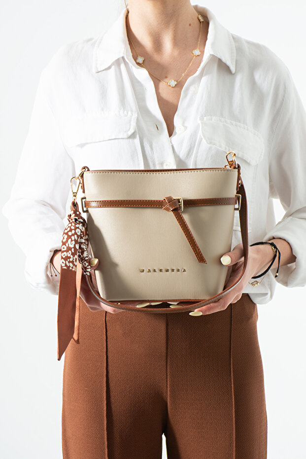 Tn-100 Women's Shoulder Bag Handbag Crossbody Bag Sand-Taba