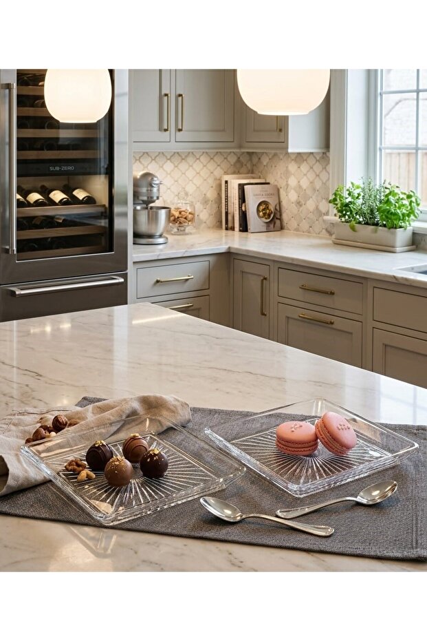 2-Piece Square Presentation & Serving Plate - 1