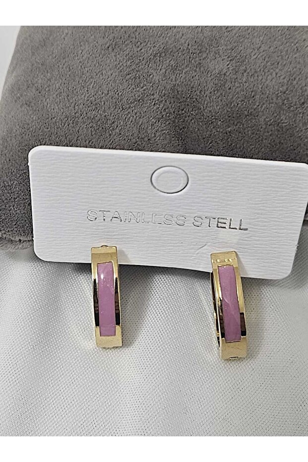 Colorful Steel Mimi Hoop Earrings