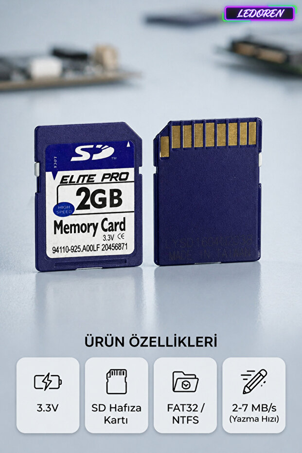 Elite Pro 2Gb Sd Memory Card - Secure Digital Flash Memory