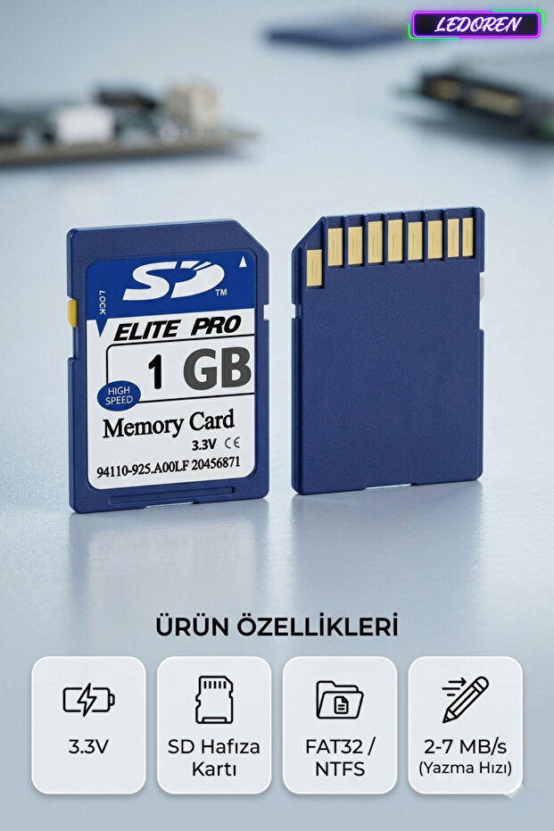 Elite Pro 1Gb Sd Memory Card - Secure Digital Flash Memory