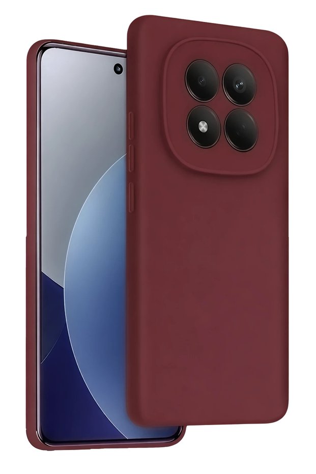 Gldisptm New Redmi Note 15 Pro 4g First Silicone Case (00228) - Burgundy