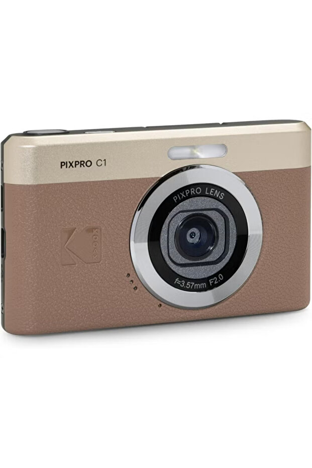 كاميرا Pixpro C1 الرقمية فائقة النحافة مع مستشعر BSI CMOS بدقة 13 ميجابكسل، وتكبير 4x، وشاشة LCD بحجم 7.1 سم.