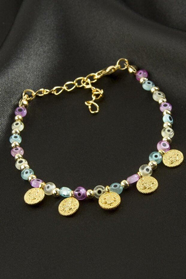 Gldisptm Evil Eye Beaded Bracelet (75433) - White