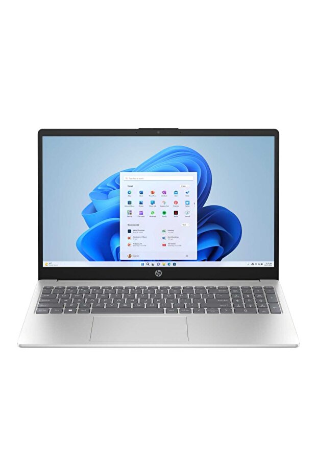 15-fd0272ne Laptop, Intel Core i5-1334U Processor, 8 GB RAM, 512 GB SSD, Windows 11 Home, Natural Silver + Bundle