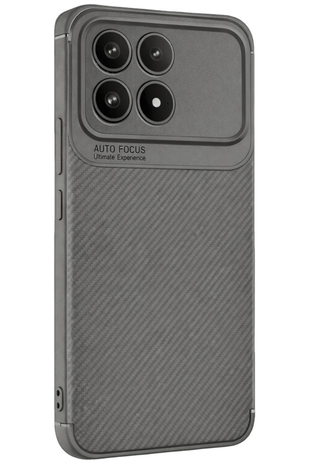 Gldisptm New Poco F8 Pro Auto Focus Carbon Cover (90106) - Gray