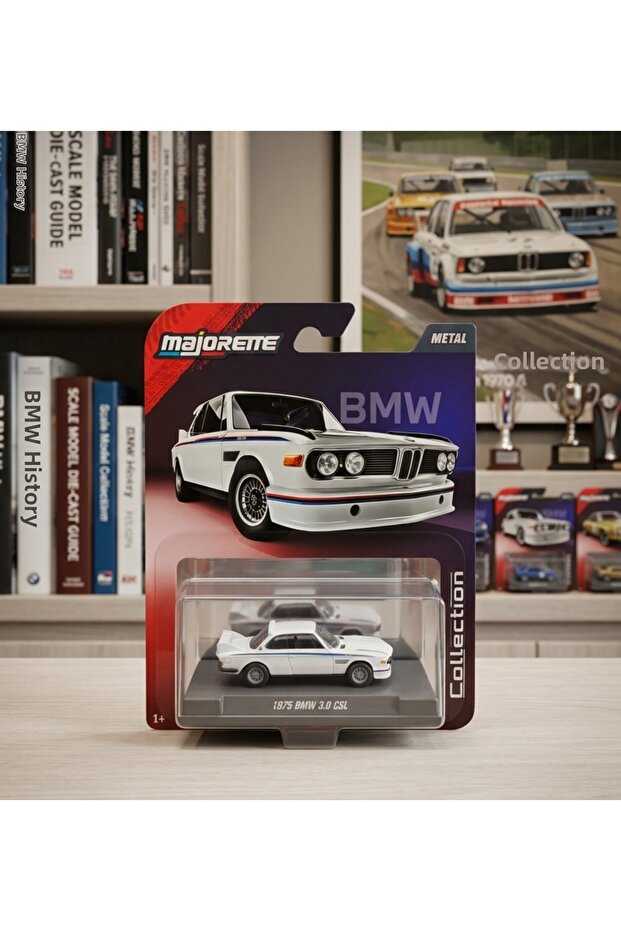 Legendary 1975 Bmw M3 Csl 1:64 with Stand for Collectors