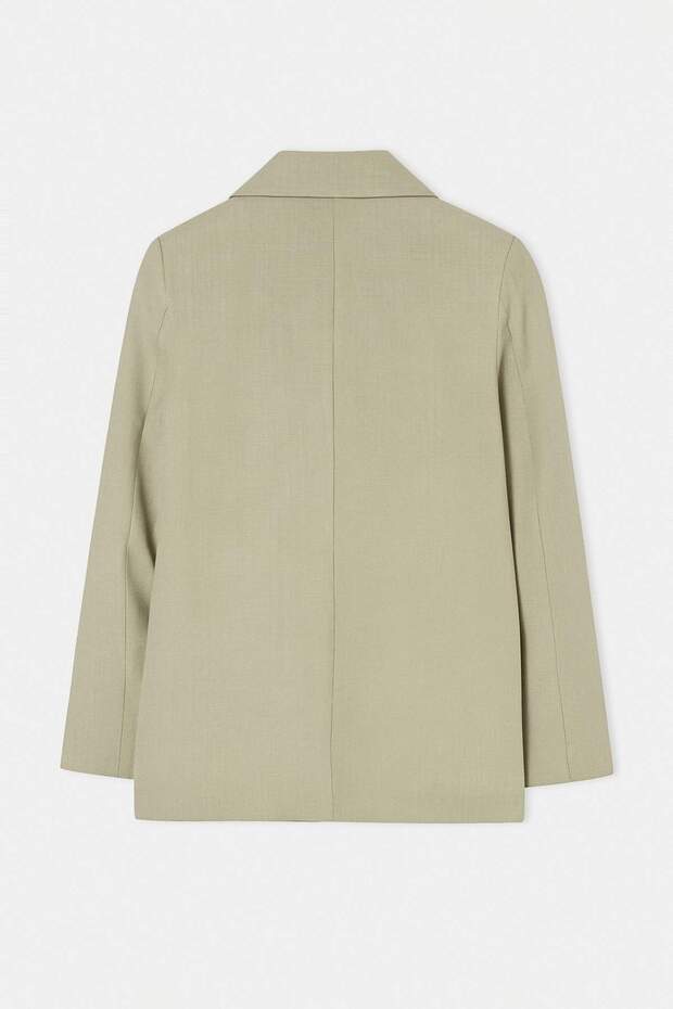 Haki Belden Oturmalı Blazer Ceket TDRSS26CE00017 - 6