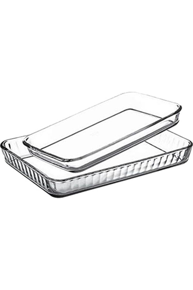 Borcam Rectangular Tray Set (59004+59204) 1 Piece - 1