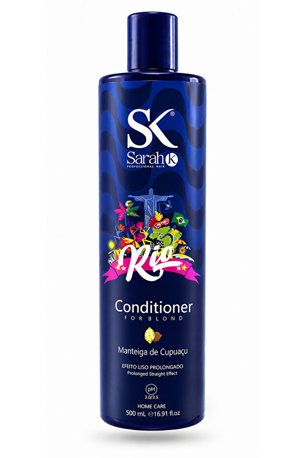 Sarah K Rio Conditioner for Blond & Bleached Hair with Cupuaçu Butter – 500 ml