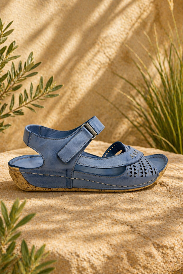 Genuine Leather Sandals - Model Name: Vita