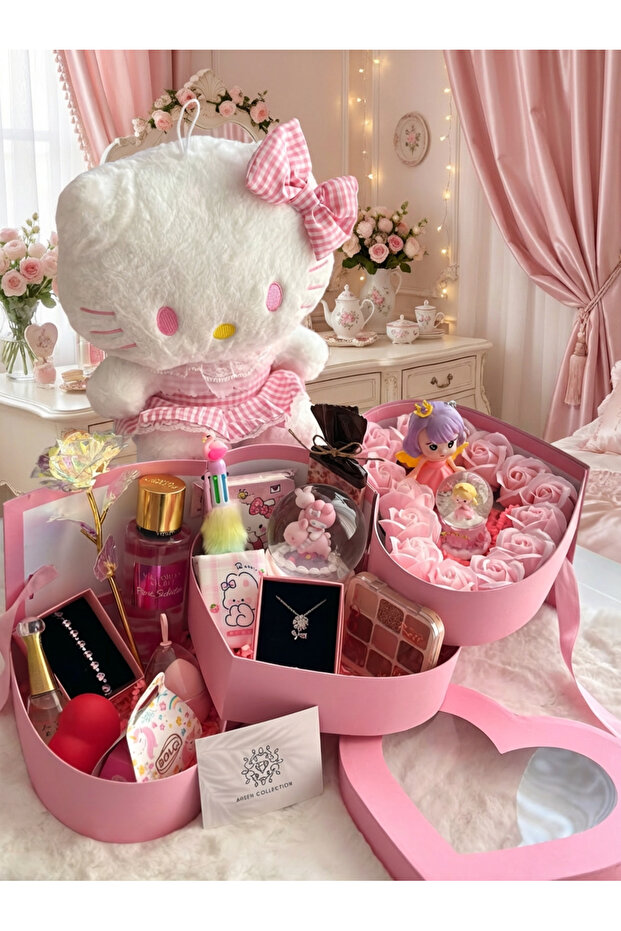 Ahsen Collection Birtanem set pembe yeni