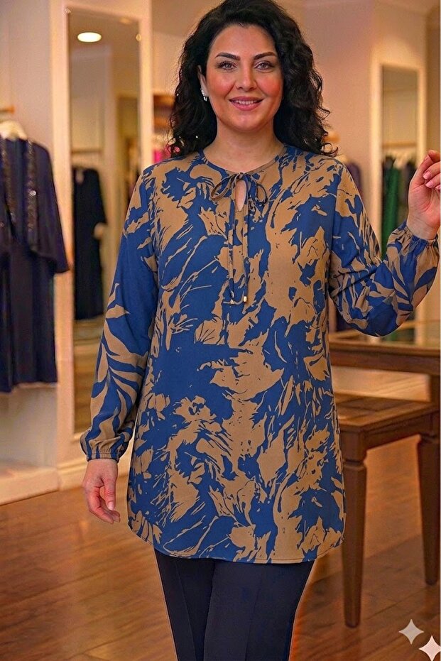 Plus Size Women's Summer Viscose Tunic