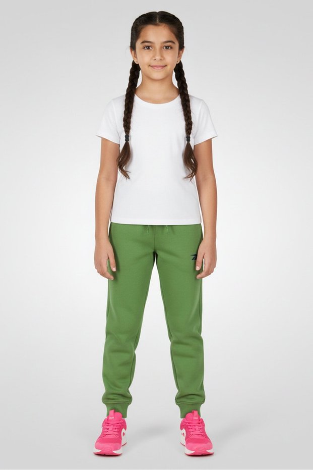 Kids Girl Sportswear Fit Outdoor Sweatpants, Green