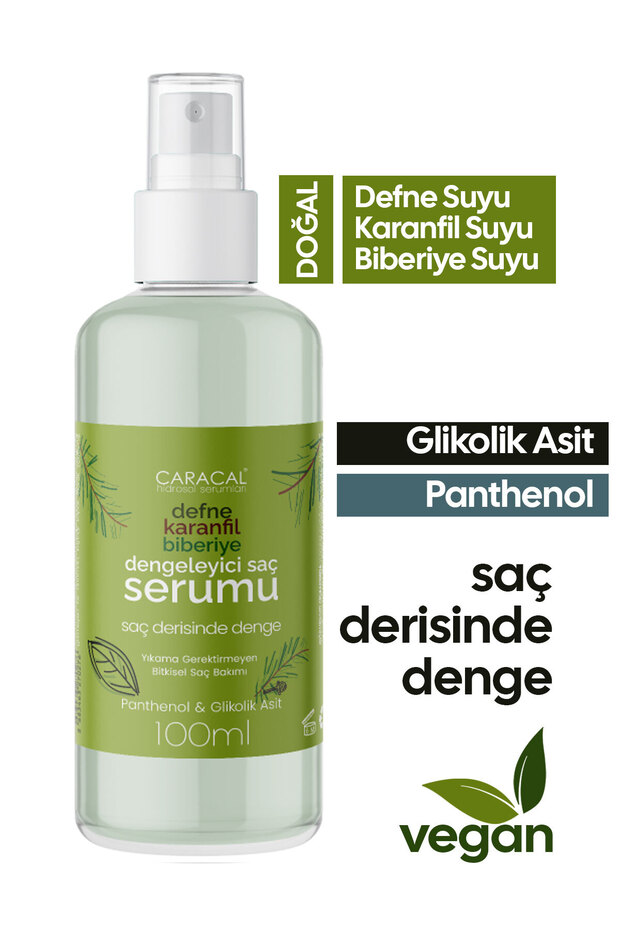 Natural Bay Clove Rosemary Water Serum with B5 Glycolic Acid Hair Care Anti-Oil and Anti-Dandruff