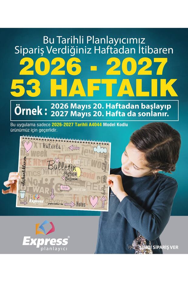تقويم 2026-2027 مقاس A4، 53 ملصق تخطيط أسبوعي