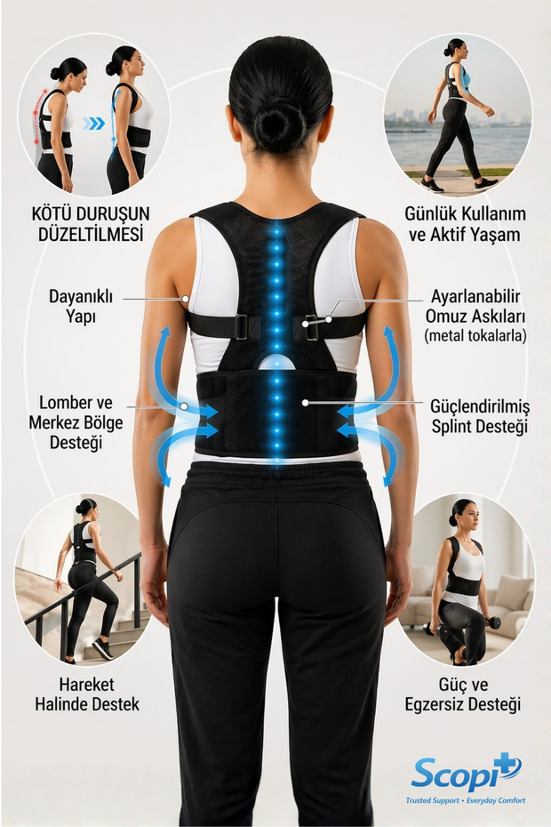 Premium New Generation Women's Upright Posture Corset Anti-Hunchback Posture Corrector Reinforced Underwire Support Adjustable Buckle Shoulder Straps Breathable Comfortable Orthopedic Back Upright Corset