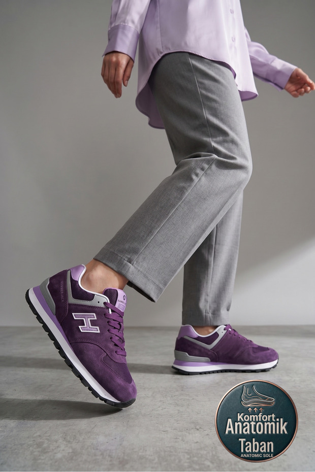 Sneaker Women's Purple Lilac Chile Casual Sports Shoes 19253-g