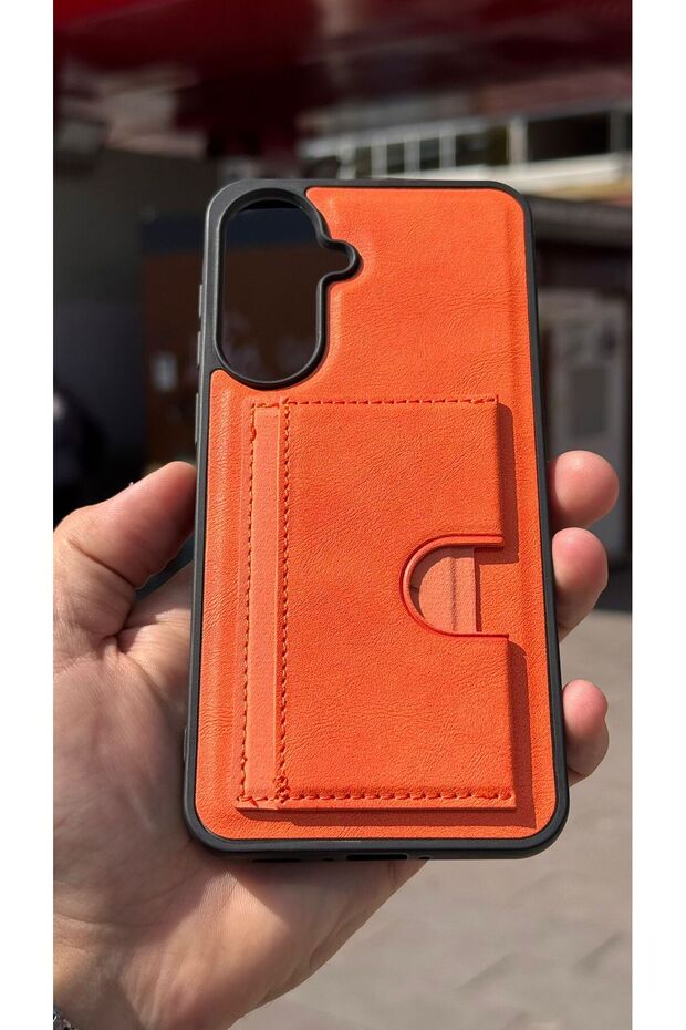 Galaxy A36 5g Velvet Card Holder Stand Case
