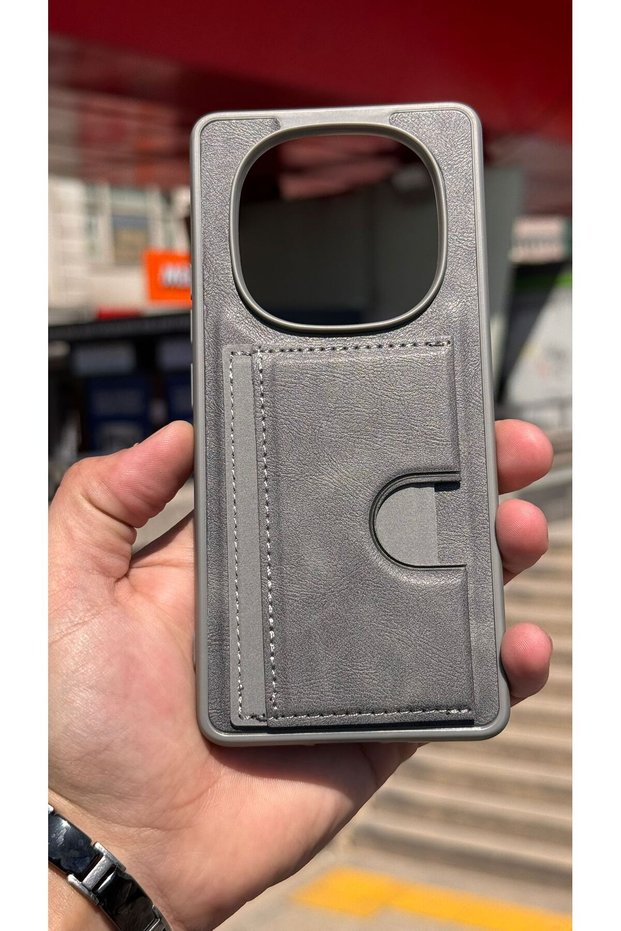 Redmi Note 14 Pro 5g Velvet Card Holder Stand Case