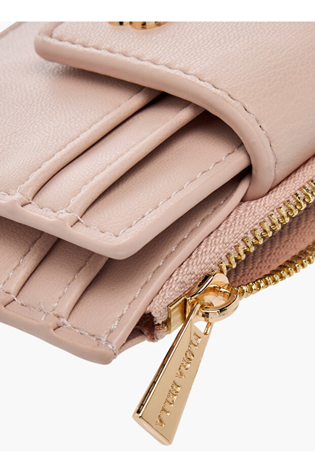 Solid Card Holder with Zip Closure - 4