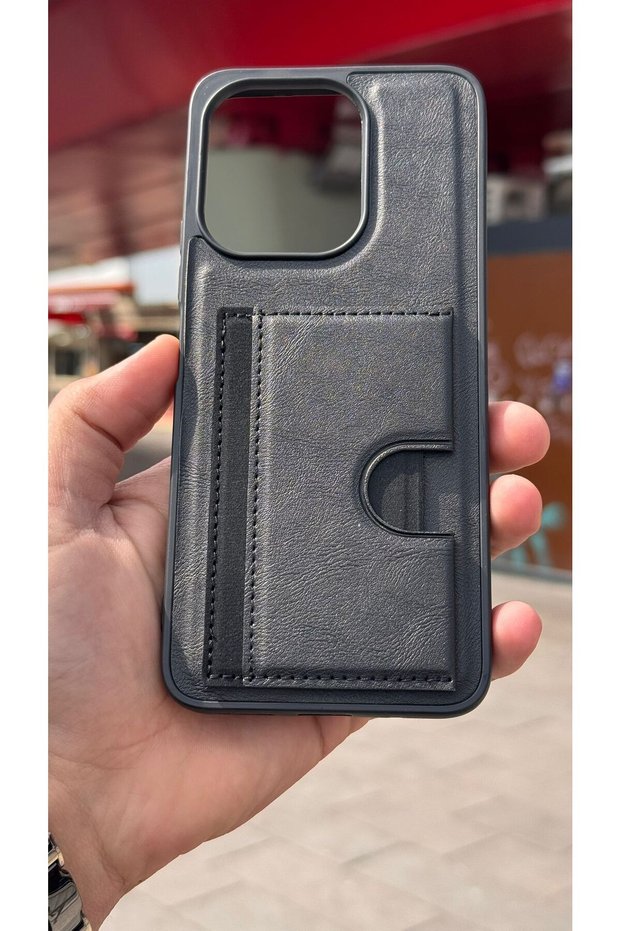 Redmi 13 Velvet Card Holder Stand Case
