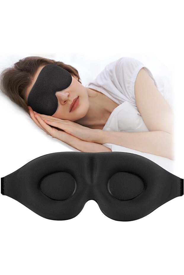 ZGGCD Sleep Mask for Side Sleeper, Light Blocking Sleeping Eye Mask for Women Men, 3D Contoured Cup