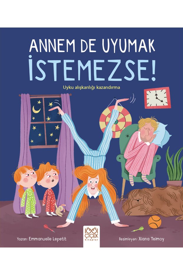 KOPUZ KİTAP Mother-Child Communication Educational Fairy Tale Story Books Ages 3-6 - Annem De Uyumak İstemezse!