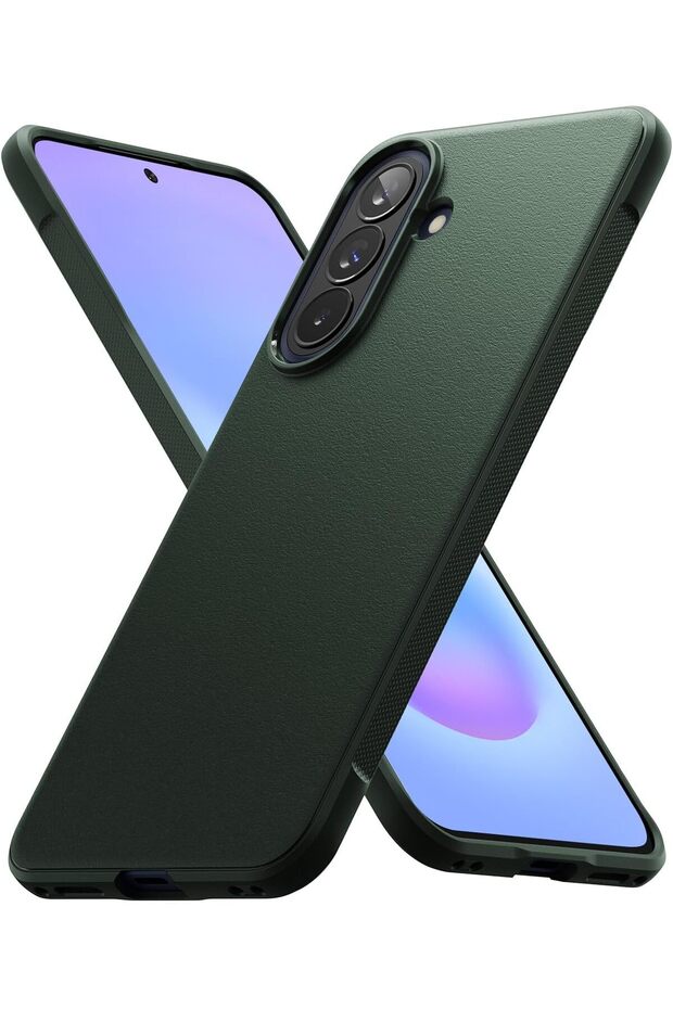 Onyx for Samsung Galaxy A57 [Anti-Fingerprint Texture] Slim-Fit - Dark Green