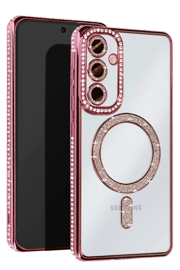 Sptmgldi New Galaxy A36 Joke Simli Magneticsafe Case (141944) - Pink