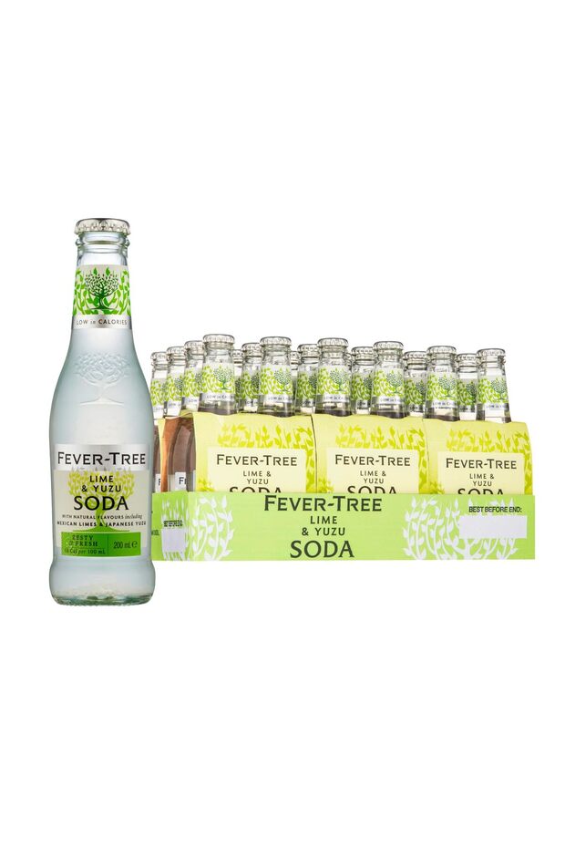 Mexian lime soda (lime and yuzu)200ml *24 glass bottles
