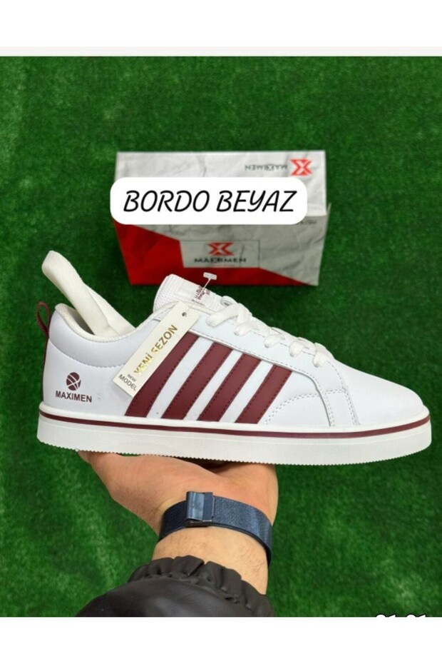 5807 Men's Black and White Orthopedic Non-Slip Sole Daily Sneaker Sports Shoes