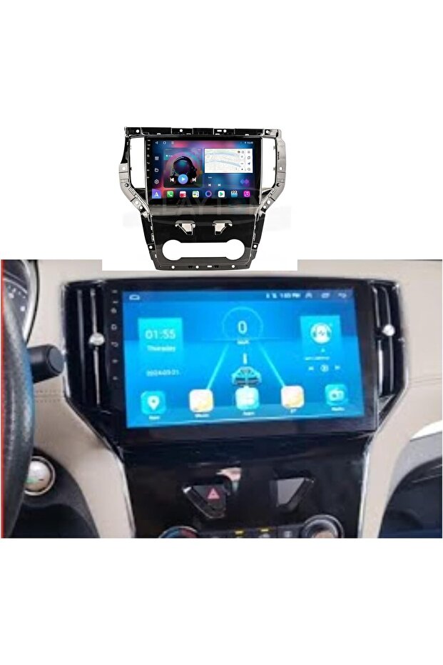 شاشة أندرويد لسيارة MG RX5 موديلات 2016-2022 مع دعم CarPlay وAndroid Auto وكاميرا خلفية مدمجة