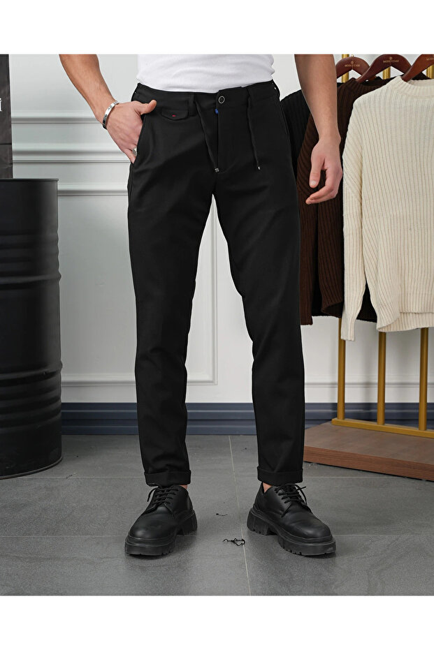 Cotton Lycra Slim Fit Jogger Pants