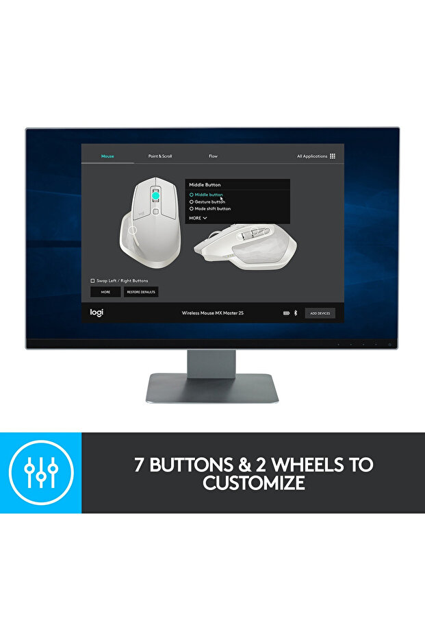 Mouse wireless MX Master 2S Ediție Bluetooth - 7