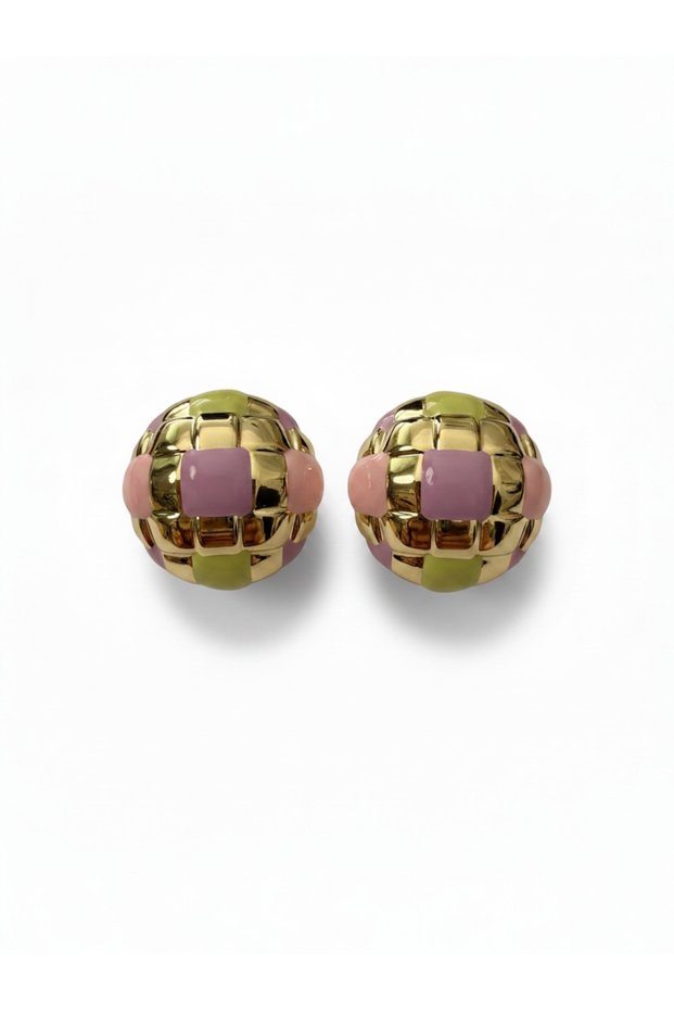 Mineli Ball Earrings Xuping 3*3 cm