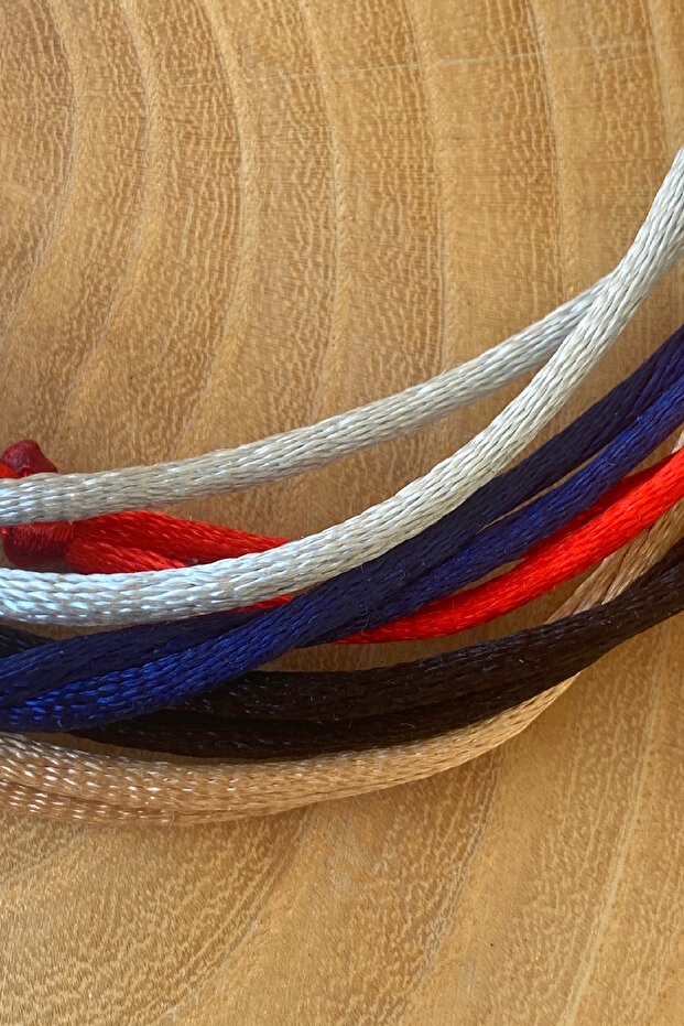 5-Piece Adjustable Rope Anklet - 3