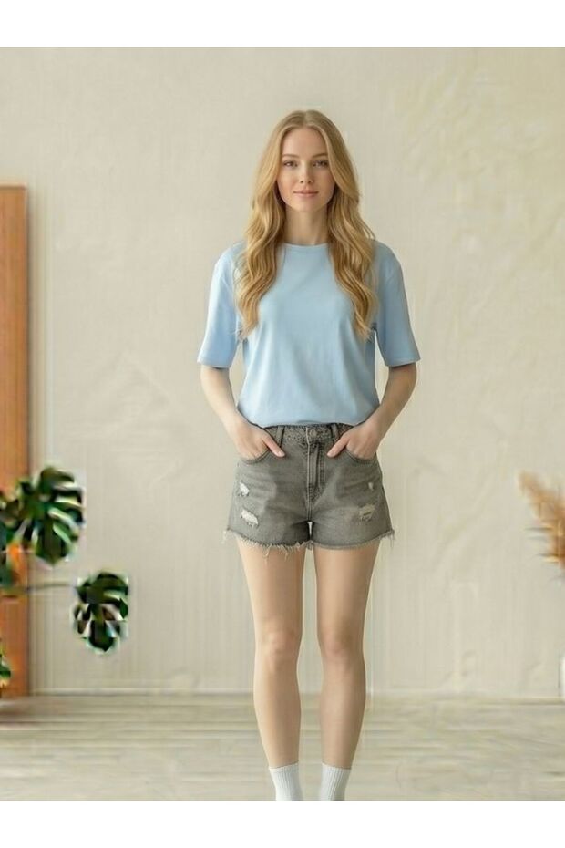 Women's Oversize Cotton Relaxed Fit T-Shirt