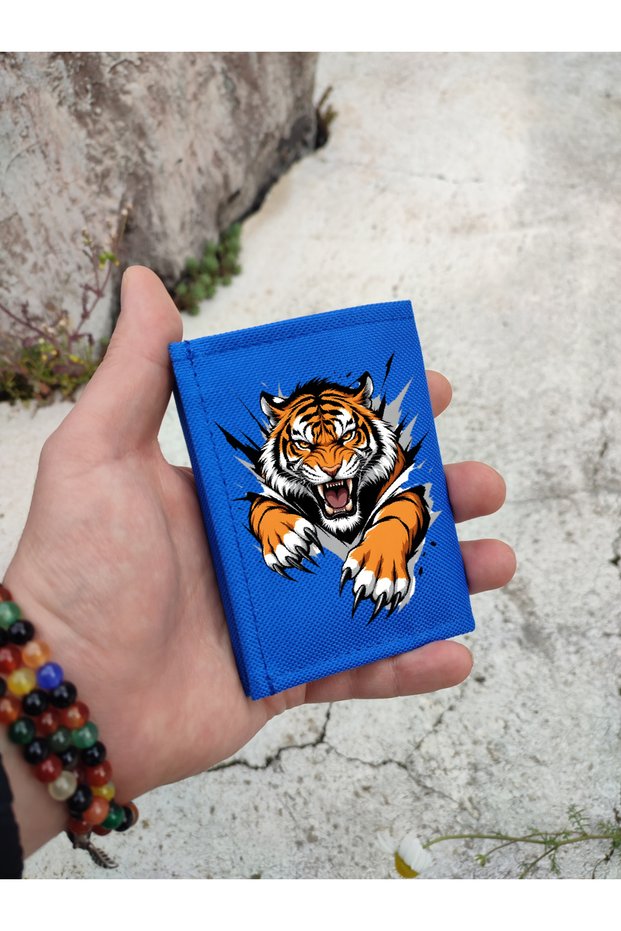 Sports Wallet with Velcro, Zipper, Keychain, Coin Compartment, Unisex Wallet, Fabric Wallet, Children's Wallet