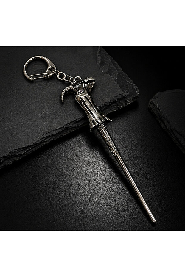 Mini Sword Metal Keychain Stylish Design Men's Accessory Collectible Model