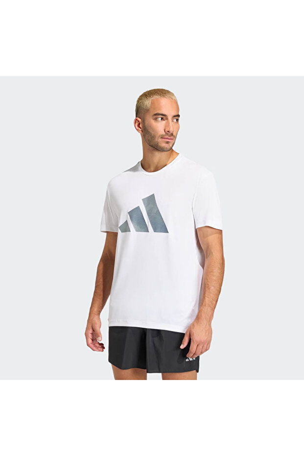 تي شيرت رجالي أبيض من Run Ess Bl T M E KE3547