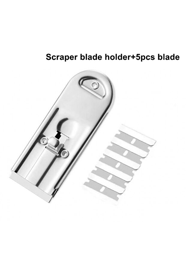 A2 【Nice】Stainless Steel Cleaning Scraper Removal Scraper Kitchen Ceramic Tile Decontamination Scrap