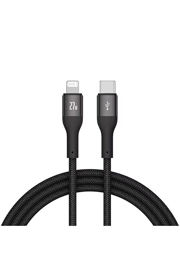USB C to Lightning Cable 1M Fast Charging Cable -Black