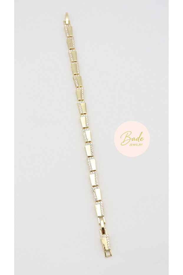 Vip Gold Modern Design Non-Tarnish Luxury Bracelet 17+2 cm