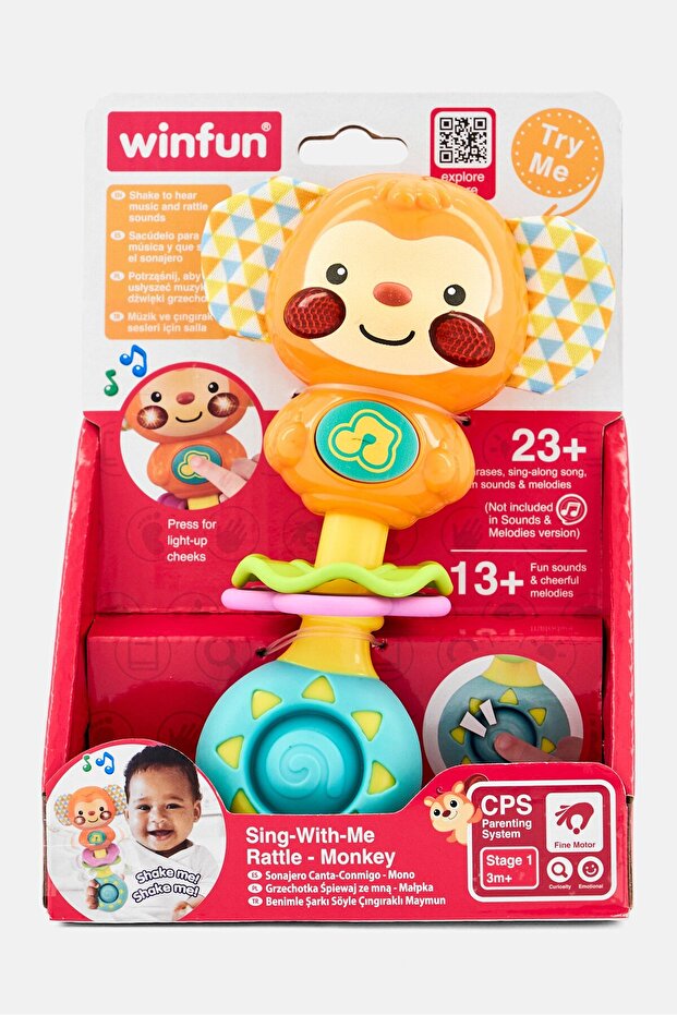 Sing With Me Rattle Monkey