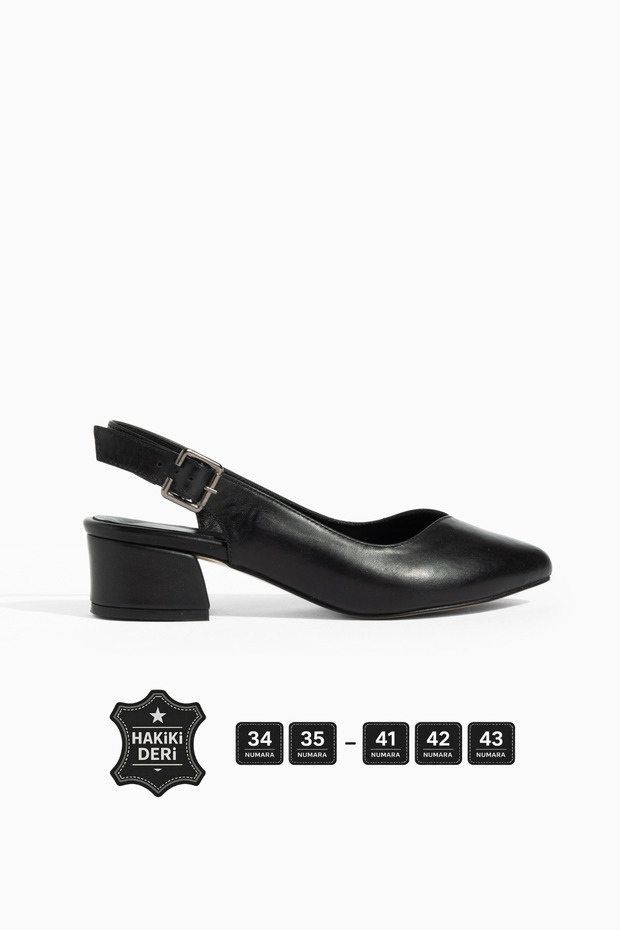 Lyra - Genuine Leather Women's High Heels - Small & Large Sizes - Elegant and Comfortable
